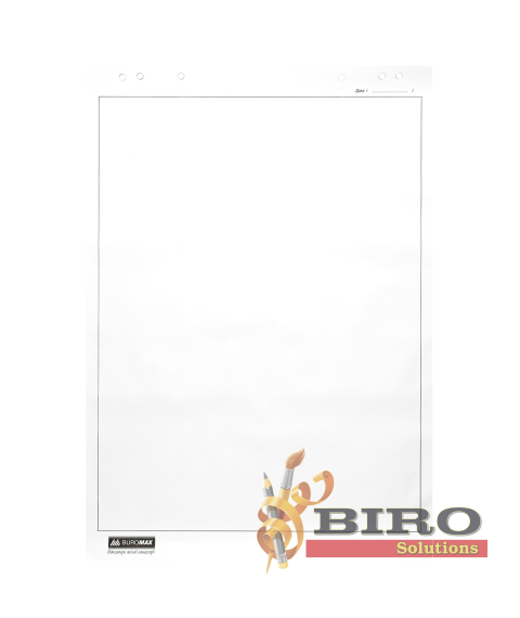 Bloc hirtie pentru flipchart  64х90 cm, offset 70 g/m², 20file, BUROMAX